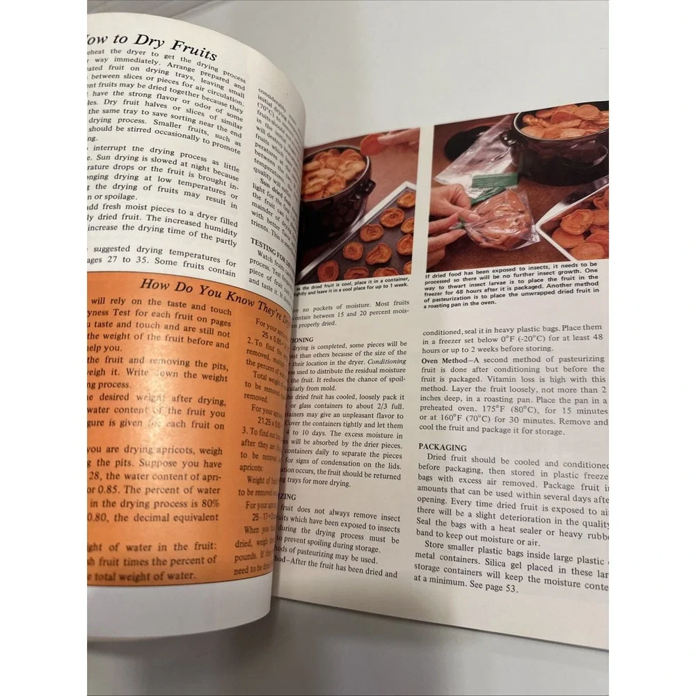 How‎ To Dry Foods by Deanna DeLong (1979 First Edition) Paperback